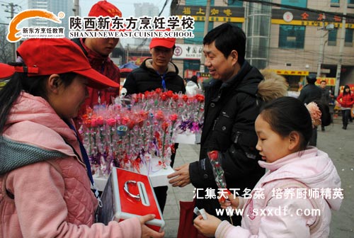 父亲赠与女儿的面塑玫瑰,父女情深