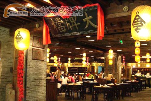 大牌档独具特色的门面