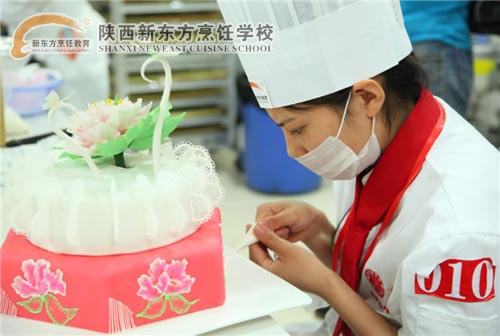 参赛选手专心致志